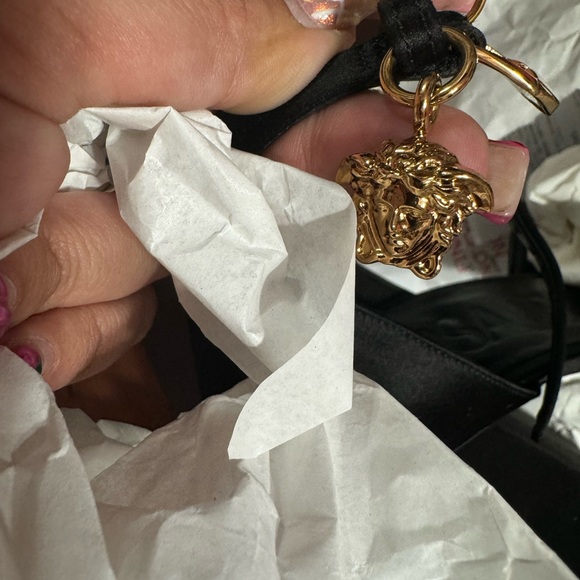 Versace Embellished Ankle Loop Pumps - Picture 5 of 5